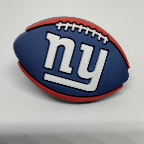 New York Giants Football Shoe Charm  Red Blue NY - Picture 1 of 3